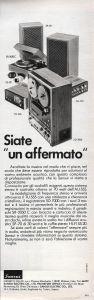 Sansui. Siate un affermato. Advertising 1970 - copertina