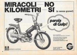 MOTO GARELLI CAPRI REKORD GULP 1970 ADVERTISING PUBBLICITA REKLAME