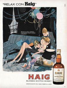 Haig. Blended scotch whisky. Advertising 1970 - copertina