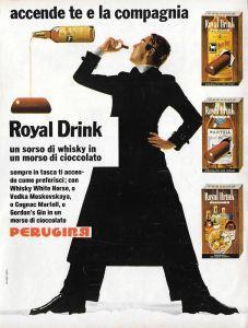 Perugina Royal Drink. Advertising 1970 - copertina