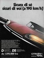 Citroen D e DS. Advertising 1970