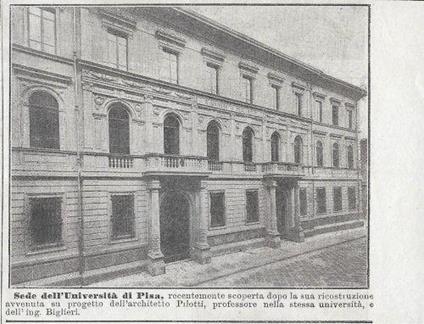 Sede dell'Università di Pisa recentemente scoperta dopo... Stampa 1912 -  Libro Usato - Domenica Del Corriere - | IBS