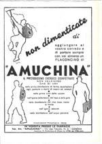 Amuchina. Pubblicità 1943