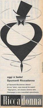 Spumanti Riccadonna. Advertising 1956