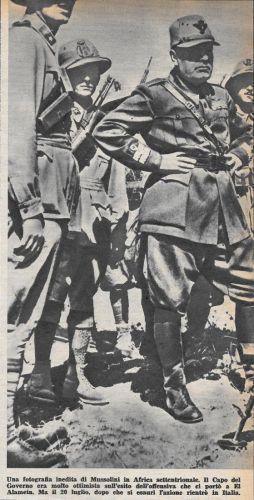 Una fotografia inedita di Mussolini in Africa settentrionale. Stampa 1956 -  Libro Usato - Tempo - | IBS