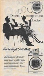 Lucky Strike. Advertising 1956