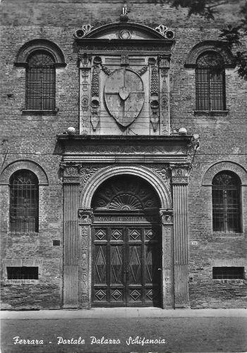 Ferrara. Portale Palazzo Schifanoia. Non viaggiata - copertina