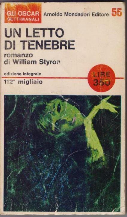 Un letto di tenebre - Willian Styron - William Styron - copertina