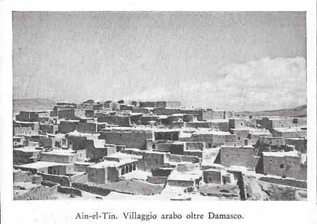 Ain-el-Tin, villaggio arabo oltre Damasco. Stampa 1934 - 2