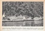 Mercanti di teste umane sulle loro canoe in attesa (Amazzonia). Stampa 1934