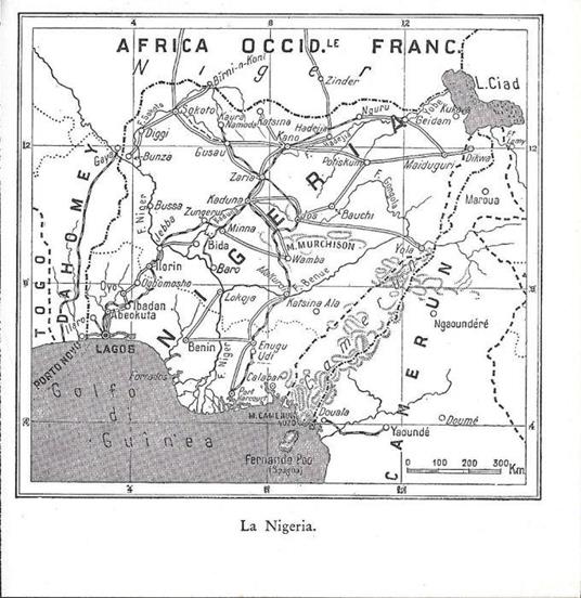 La Nigeria. Stampa 1934 - copertina