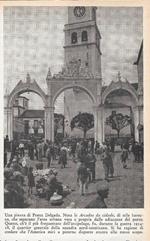 Una piazza di Ponta Delgada, Isola di S. Miguel (Azzorre). Stampa 1934
