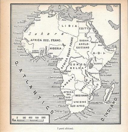 I porti africani. Stampa 1934 - copertina