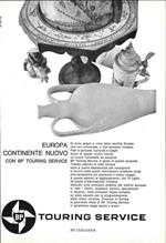 BP Touring Service. Europa continente nuovo. Advertising 1962