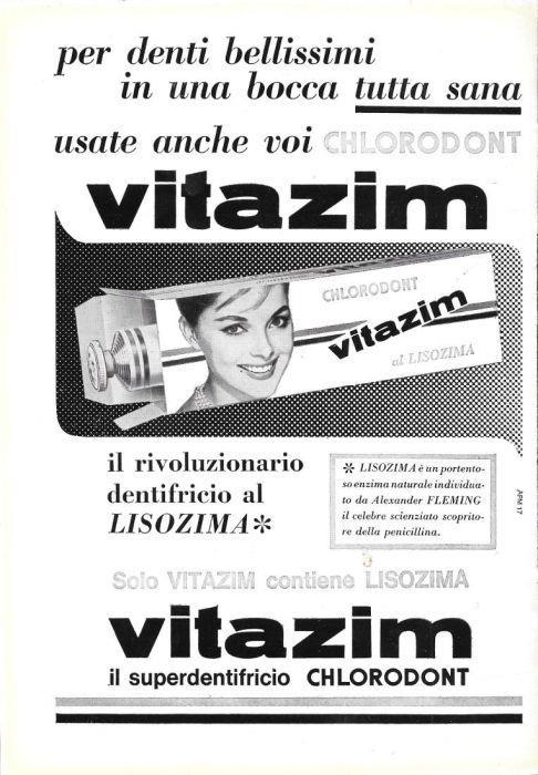 Vitazim, il super dentifricio al chlorodont. Advertising 1962 - Libro Usato  - Le Vie d'Italia - | IBS
