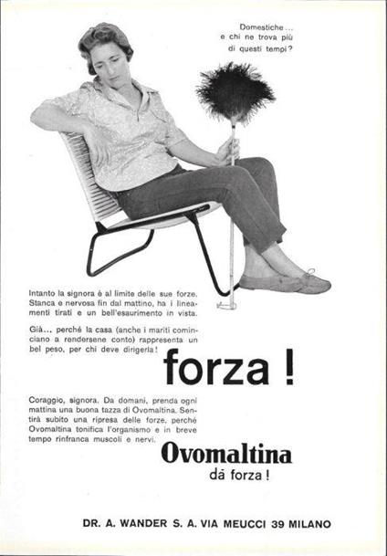 Ovomaltina da forza. Advertising 1962 - copertina