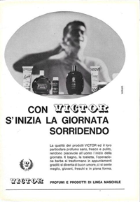 Victor. Profumi e prodotti di linea maschile. Advertising 1962 - Libro  Usato - Le Vie d'Italia 