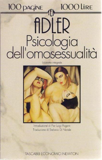 Psicologia dell'omosessualità - Alfred Adler - Alfred Adler - copertina