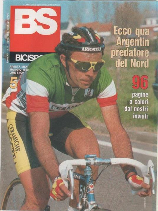 BS bicisport. 1990. n. 5. Argentin predatore del Nord.... - copertina