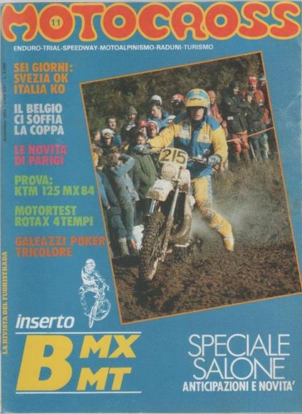 Motocross. n. 11/1983 - copertina
