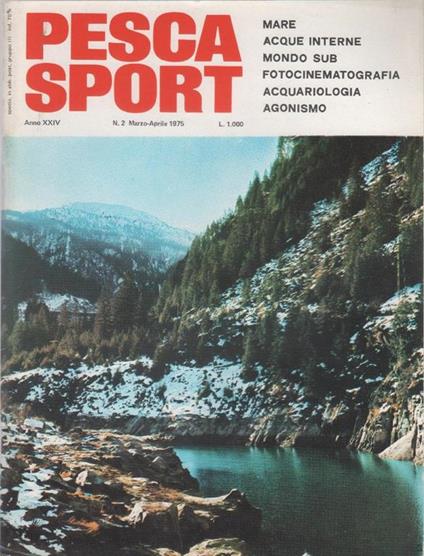 Pesca Sport. 1975. N. 2 - copertina