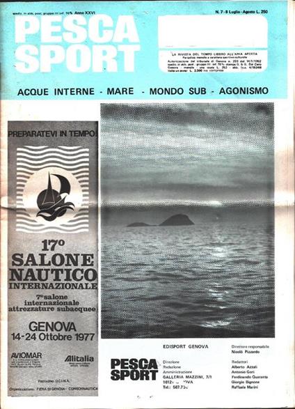 Pesca Sport. 1976. N. 7-8 - copertina