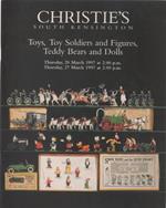 Christie's South Kensington Auction Catalog 1997 Toys Dolls Teddy Bears Soldiers