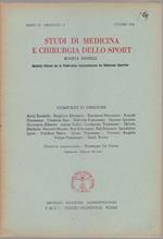 Studi di Medicina e Chirurgia dello Sport Anno IV Fascicolo X - Ottobre 1950