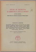 Studi di Medicina e Chirurgia dello Sport Anno IV Fascicolo XI I- Dicembre 1950