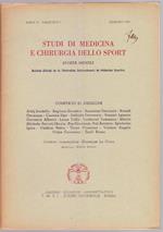 Studi di Medicina e Chirurgia dello Sport Anno V FascicoloI- Gennaio 1951