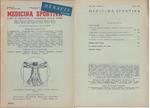 Studi di Medicina e Chirurgia dello Sport Anno XIII Numero 5 - Maggio 1959