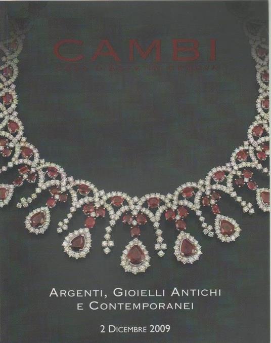 Cambi. Asta argenti, gioielli antichi e contemporanei. Genova 2 dicembre  2009 - Libro Usato - Cambi - | IBS