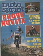 Moto sprint. n. 7 - 1988. Cagiva Elefant 750 Ducati Indiana 350