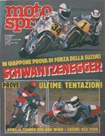 Moto sprint. n. 13 - 1988. Giappone prova di forza Schwantzennegger