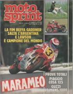 Moto sprint. n. 35 - 1988. Piaggio Cosa 12 Guzzi Le Mans 1000