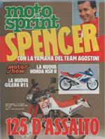 Moto sprint. n. 47 - 1988. Spencer con la Yamaha del Team Agostini 125 d'assalto