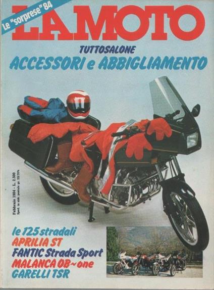 La Moto. 1984. Febbraio - copertina