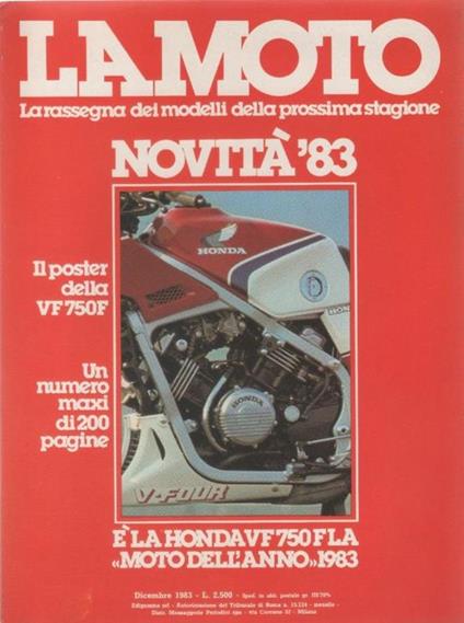 La Moto. 1983. Dicembre - copertina