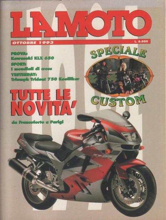 La Moto. 1993. Ottobre - copertina