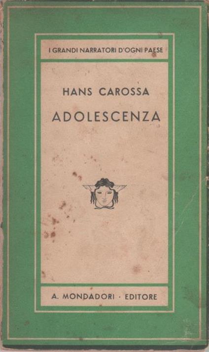 Adolescenza - Hans Carossa - Hans Carossa - copertina