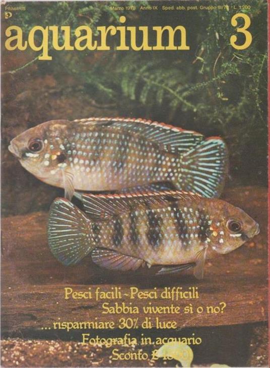 Aquarium. 1978 n 3 - copertina