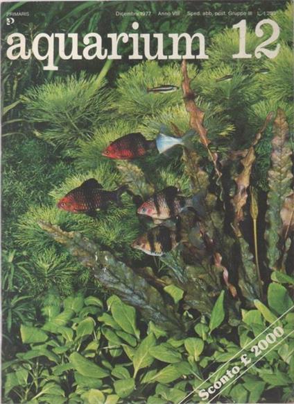 Aquarium. 1977 n 12 - copertina