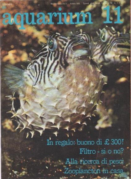 Aquarium. 1977 n 11 - copertina