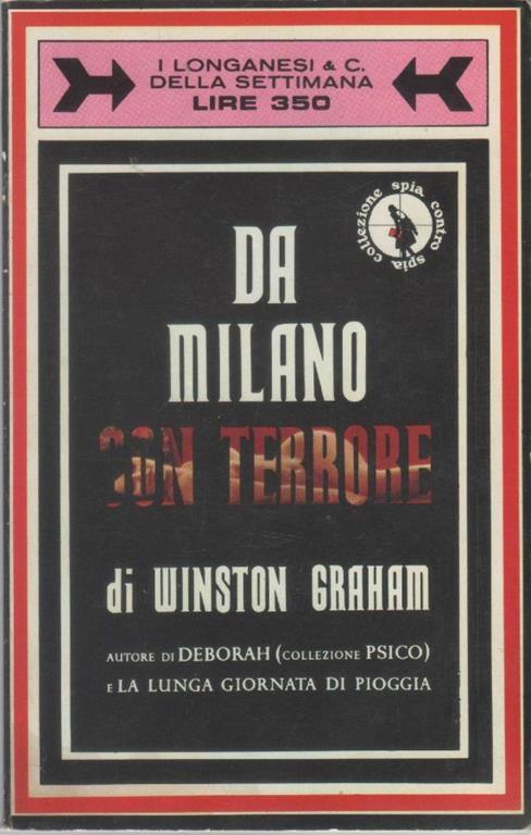 Da Milano con terrore - Winston Graham - copertina