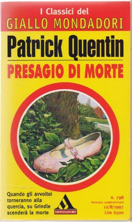 Presagio di morte - Patrick Quentin - Patrick Quentin - copertina