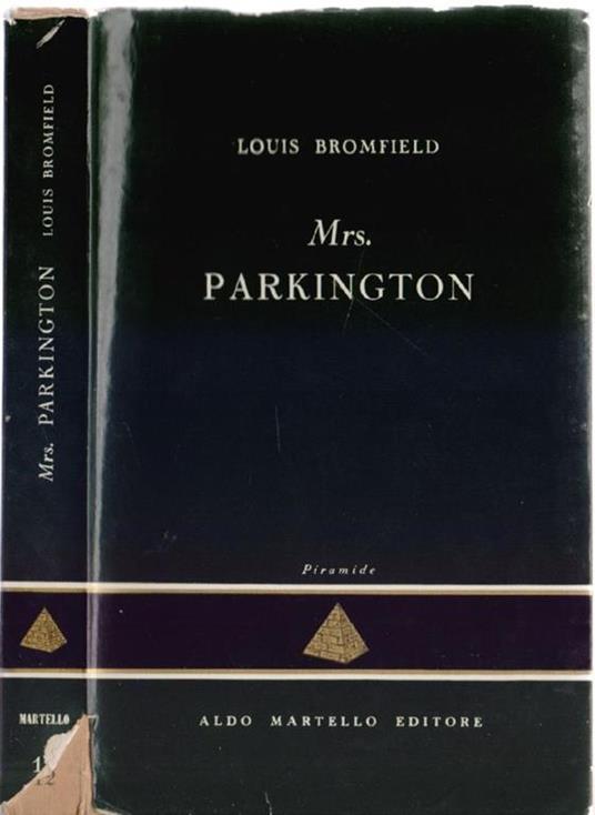 Mrs. Parkington - Louis Bromfield - Louis Bromfield - copertina