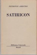 Satiricon (531-532 B.U.R.) - Petronio Arbitro