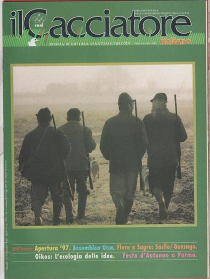 Il cacciatore. n. 9 settembre 1997 - copertina