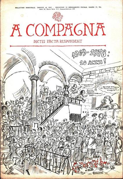 A  Compagna. Rivista. n. 1 gennaio-febbraio 1979 - copertina