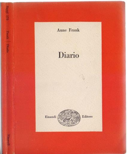 Diario - Anne Frank - Anne Frank - copertina